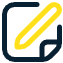 Note and pencil icon